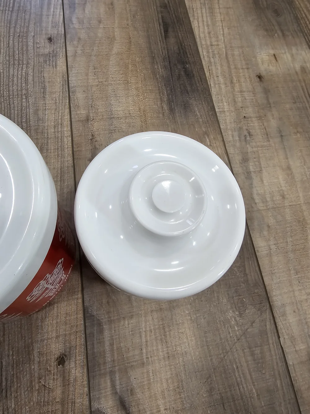 Atapco 1970s Nesting Canister Set 4 Vintage Retro Orange Floral Metal